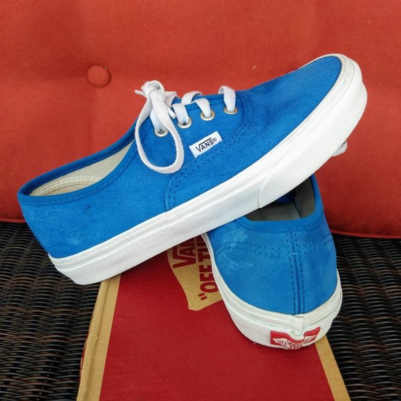 VANS PIG PRINCESS BLUE SUEDE SNEAKERS!! - Picture 4 of 5
